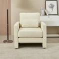 thumbnail image 3 of Modern Accent Chair with Chenille Upholstery and Solid Wood Frame - Ideal for Living Room (31.49"*30.70"*33.85"), 3 of 6