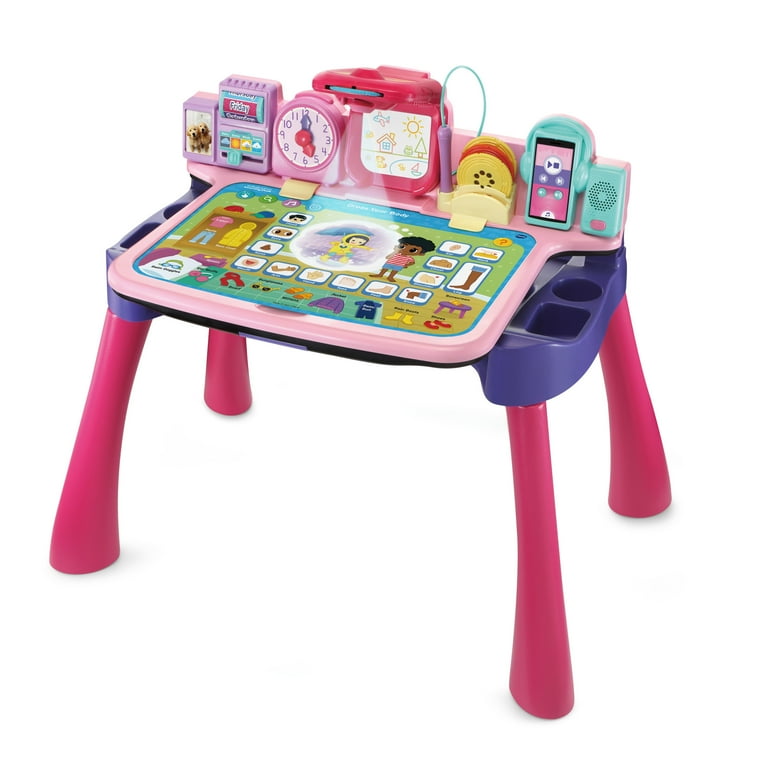 VTech Kids' Explore Write Learning Desk, Pink, Preschool Toy - Main Image