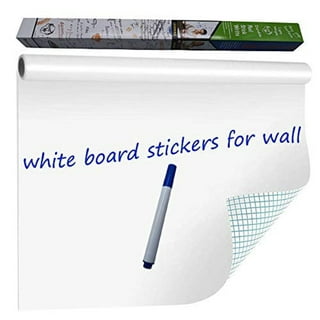 Nortix White Board Wallpaper, Whiteboard Contact Paper, 36 x 24 Super  Sticky Whiteboard Sticker Wall Decal on Wall, Table, Doors, No Ghosting,1
