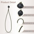 thumbnail image 3 of 4" Balls Bungee Cords, 30 Pcs Bungee Cords with Balls Elastic Tarp Tie Downs for Tents(Khaki/Black), 3 of 7