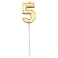 thumbnail image 1 of Birthday Cake Digital 0-9 Candle Party Celebration Cupcake Cakes Decorations Topper Home Craft Accessories Gift Number 5, 1 of 8