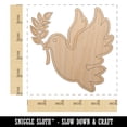 thumbnail image 2 of Peace Dove with Olive Branch Wood Shape Unfinished Piece Cutout Craft DIY Projects - 4.70 Inch Size - 1/8 Inch Thick, 2 of 7