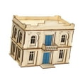 thumbnail image 4 of Kits de modelos de arquitectura a escala 1:72, rompecabezas de madera 3D, modelo de casa de madera para adolescentes 2 pisos, 4 of 9