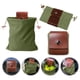 thumbnail image 2 of Riñonera plegable de lona, bolsa plegable para recolección, bolsa de cuero para recolección, bolsas para viajar, acampar y hacer senderismo, 2 of 4