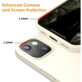 thumbnail image 6 of DTTO iPhone 13 Case, Shockproof Silicone [Enhanced Camera and Screen Protection] , Milk White, 6 of 7