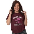 thumbnail image 4 of Funny Valentines Day For Suckers Women's Graphic T Shirt Tees Brisco Brands 2X, 4 of 6