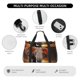 thumbnail image 4 of Disketp Elephant Sunset in Kenya Bolsa de Viaje Tipo Duffle, Bolso de Mano para Fin de Semana para Mujer, Bolsa de Gimnasio Ligera para Hombre, Esencial para Viajes, 4 of 7