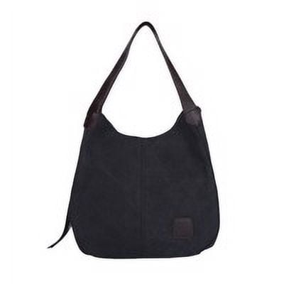 fastboy Sac en Toile, Sac à Main à Bandoulière simple et à la Mode, Grand Sac Décontracté Multi-Compartiments