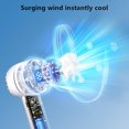 thumbnail image 4 of L01 Portable Summer Fan Air Cooler Handheld Cooling Fan with Cold Compress Function - White, 4 of 5