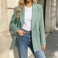 thumbnail image 5 of Luivaraty Blazer for Women Plus Size Business Office Outfits Dressy Casual Double Breasted Buttons Pocket Work Jackets, S-3XL, 5 of 6