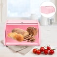 thumbnail image 2 of Metal Bread Box Metal Storage Box Portable Bread Box Small Metal Bucket Portable Bread Box, 2 of 8