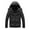 Z001Black, variant on BADHUB Mens Jackets Clearance Mens Winter Coats with Hood Men down Men's Casual Jacket Winter Warm Padded Cotton Hooded Coat Men Trendy Puffer Jacket