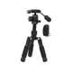 thumbnail image 1 of Trípode para cámara, soporte para teléfono de aleación de aluminio, resistente, soporte para trípodes de viaje para cámara digital, videocámara y deportes al aire libre. Negro, 1 of 9