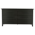 thumbnail image 4 of JERFIT Modern 6-Drawer Dresser with Metal Pulls, Rectangle Storage Chest for Bedroom, Black Wengue Finish, 4 of 7