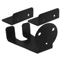 HAMPPLIES Bike Racks For Garage Wall Mounted Hanger Cycling Enthusiasts Black Rectangular 15.0*3.1*0.04in 1Set