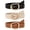 Black+Brown+Beige, variant on SUOSDEY 3 Pack Women Belts for Jeans Pants Ladies Leather Waist Belt with Liquid Shapes Gold Buckle