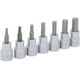 thumbnail image 1 of Juego De 7 Dados Punta Hexagonal En Pulgadas 1/4in Surtek Surtek F51H00, 1 of 2