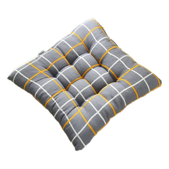 chaungfeng 1 Pack Dining Chair Cushions with Ties, Kitchen Chair Cushions, Office Chair Cushions, Outdoor Chair Cushions, Dining Chair Cushions 15.7"x15.7"