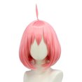 thumbnail image 4 of Ania peluca cos Ania Fujie peluca pelo corto simulación rosa cuero cabelludo cosplay JAMW Sencillez, 4 of 5
