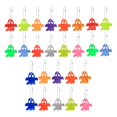 thumbnail image 4 of thinsony 26Pcs Safety Reflector Pendants Children Key for Cycling School Pouch, 4 of 8