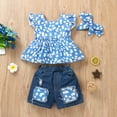 thumbnail image 2 of Sngxgn Children's Place baby-girls And Toddler 2 Piece Outfit, Long Sleeve Top and Pant Set(Blue,80), 2 of 8