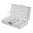 thumbnail image 1 of Caja De Joyería De Color Puro, Anillo, Pendientes, Collar, Caja De Almacenamiento De Joyería Multifuncional sonducket AP004833-00, 1 of 7