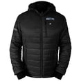 thumbnail image 3 of Men's ActionHeat Black Seattle Seahawks 5V Battery Heated Insulated Puffer Full-Zip Hoodie Jacket, 3 of 7