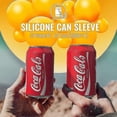 thumbnail image 3 of Silicone Can Sleeve (3 Pack) - Beer Can Cover Can Hides Beer Can By Disguising It As A Can Of Soda (red), 3 of 5