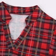 thumbnail image 7 of Youmylove Women Maternity Long Sleeve Plaid Printed Nursingg Shirts Blouse For Breastfeeding V-Neck Top Comfy, 7 of 7