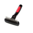 thumbnail image 4 of Pro Dog Grooming Undercoat Deshedding Pin Rake Combs Fur and Coat Control (25 Tooth Magic Spring Rake), 4 of 9