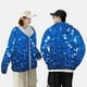 thumbnail image 4 of Balery A Blue Glitter Sudadera ligera de manga larga con capucha y protección solar UPF 50+ para hombre y mujer, ideal para pesca y running-XX-Large, 4 of 7