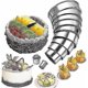thumbnail image 1 of 11pcs Stainless Steel Cookie Cutters Round Pastry Cookie Cutters, Kitchen Cookie, 1 of 4