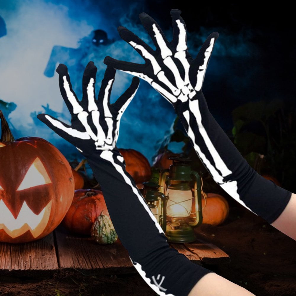 Gants D'Halloween - Gants De Diable Pour Halloween, Cosplay, Mains Pour Adultes, Gants De Performance Larp, Gants De Doigt De Sang, Jeu De Rôle, Gants