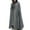 Grey, variant on Baberdicy Women Gothic Hooded Women Trench Coat Open Front Cardigan Jacket Coat Cape Cloak Poncho Plus Cape Coat Outwear Jacket Cloak Army Green Mardi Gras