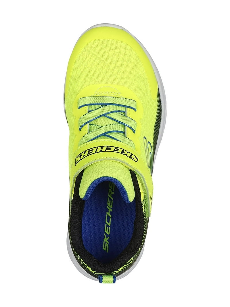 Skechers Boys Microspec II Zovrix Athletic Sneaker with