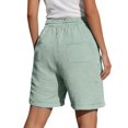 thumbnail image 4 of MYAOYI Womens Drawstring Muslin Shorts Loose Fit Gauze Summer Bottoms, 4 of 7