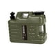 thumbnail image 4 of Contenedor de agua plegable de 10.5 a 22 galones para acampar al aire libre Verde 18.5L, 4 of 9