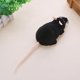thumbnail image 3 of Eléctrico Mascota gato inalámbrico eléctrico RC flocado rata Control remoto ratón juguete (negro) Tmvgtek Ofspeizc, 3 of 3