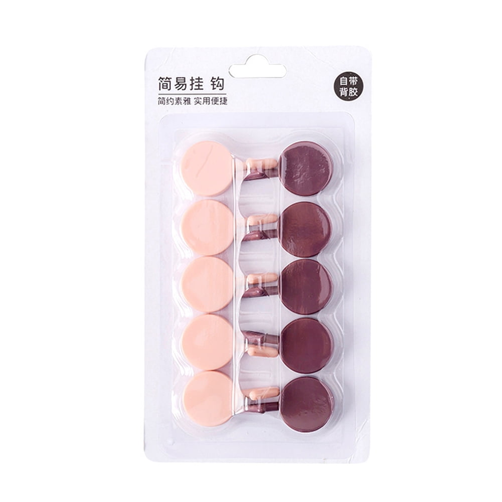 10Pcs/Set Home Plastic Self Adhesive Wall Sticky Stick Hooks Strong Small Hook 10Pcs/Set Home Plastic Self Adhesive Wall Sticky Stick Hooks Strong Small Hook