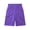 Purple, variant on Men's Lightweight Brushed Fleece Elastic Sweat Shorts with Pockets