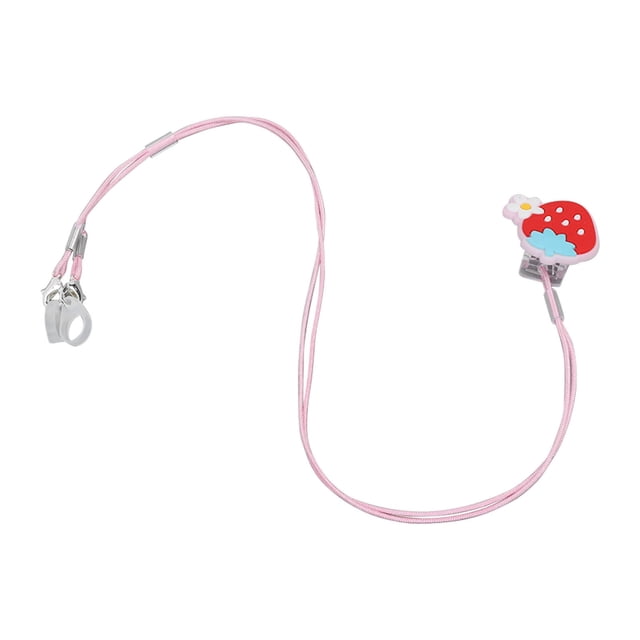 Clips de Audífonos, Patrón de Fresa de Cordones de Audífonos Fáciles de Usar para Ancianos para Camisa