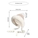 thumbnail image 3 of Gorro de invierno de punto con forro polar y cubre orejas y cara | Gorro de lana grueso, cálido y resistente al viento para climas fríos, 3 of 6
