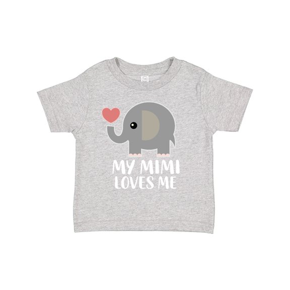 Inktastic My Mimi Loves Me Grandchild Boys or Girls Toddler T-Shirt
