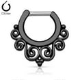 thumbnail image 2 of Tribal Clicker Body Jewelry 16G & 14G cartilage nipple septum, 2 of 6