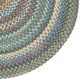 thumbnail image 3 of Capel Rugs American Heritage 5' Round Braided Area Rug in Legacy Blue - Traditional Indoor Circular Rug for Living Room., 3 of 6