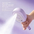 thumbnail image 2 of Electric Steam Brush for Hair, Detangling Steam Brush, Rechargeable Steam Hair Straightener with Water Spray, Reduce Frizz, Nourishes Hairs, Anti-Static (Pink), 2 of 8