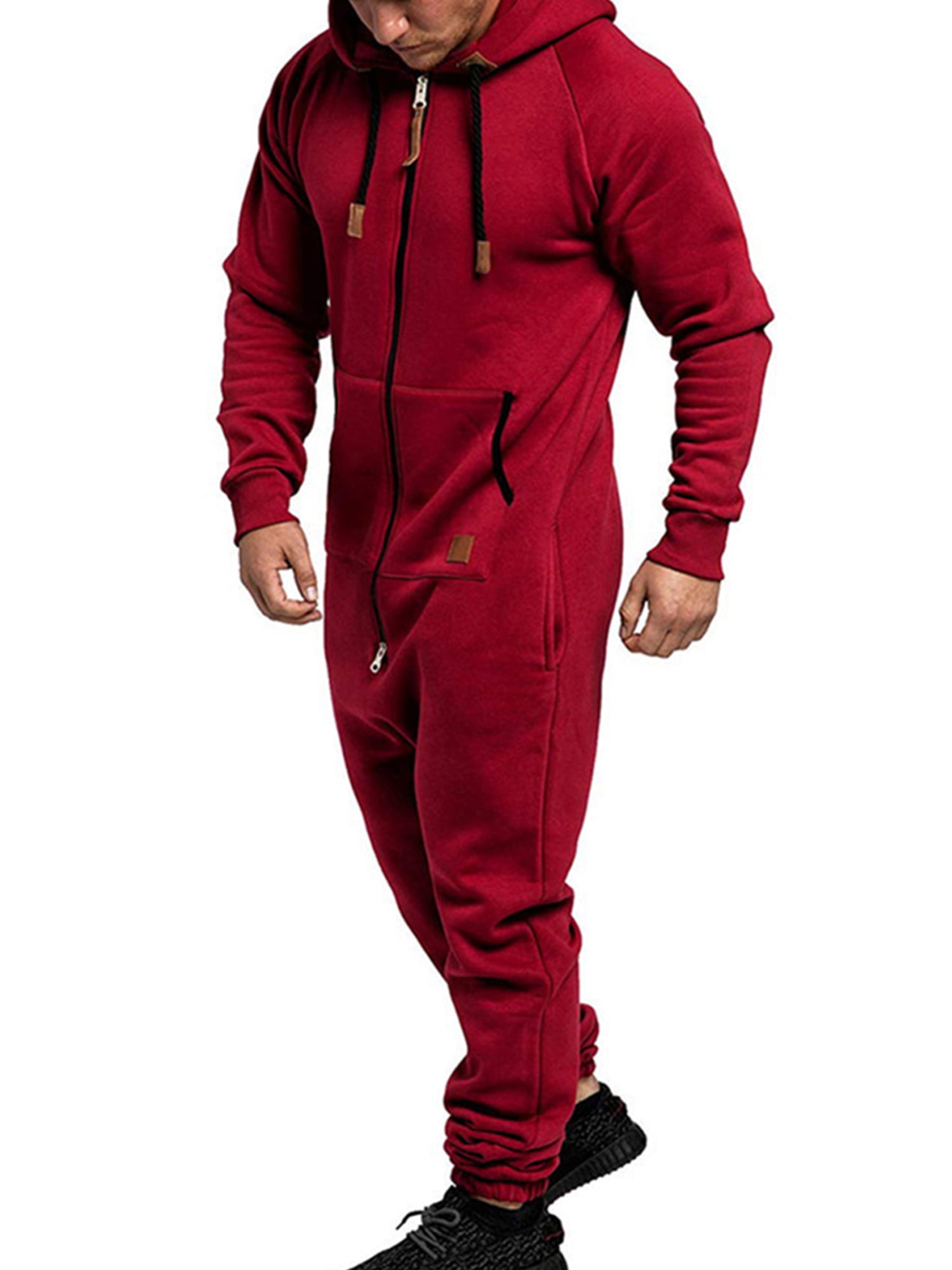 Money Thief Hooded Red Jumpsuit Adult Size - Cappel's