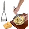thumbnail image 1 of Home Kitchenware, Stainless Steel Potato Grinder, Masher, Crusher, Kitchen Cooking Tools, 1 of 7