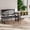 Black, variant on Kaleemen 50’’ Outdoor Bench, All Weather 2-Person HDPE Garden Bench for Park, Porch and Patio, Brown