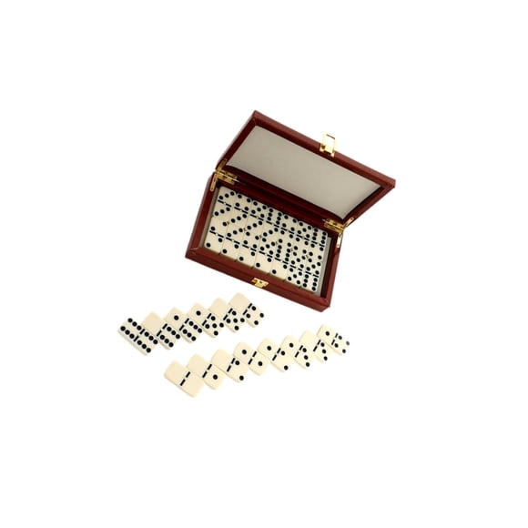 Ruiboury Dominoes Set Versatile Entertainment 28 Melamine Cards Teaching Games And Family Activities